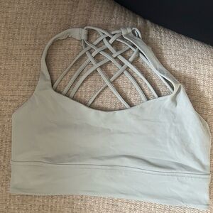 Lululemon Athletica Blue and Gray Abstract Print